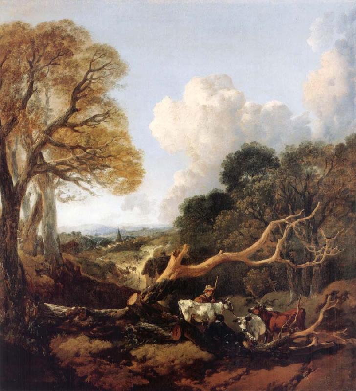 Thomas Gainsborough The Fallen Tree Germany oil painting art